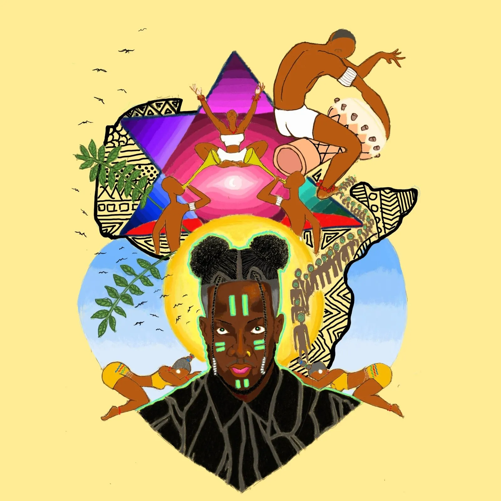 Iye single cover art by Baeby Meghai