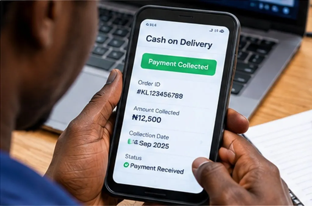 Cash on delivery order record